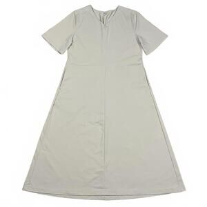 Uniqlo Womens AIRism Extra Stretch Beige Natural Dress Size Large